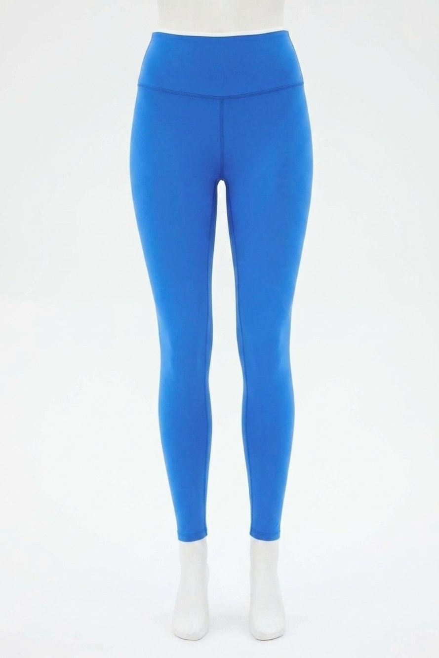 NEW SPLITS59 easton rigor high waist 7/8 leggings in classic blue/white